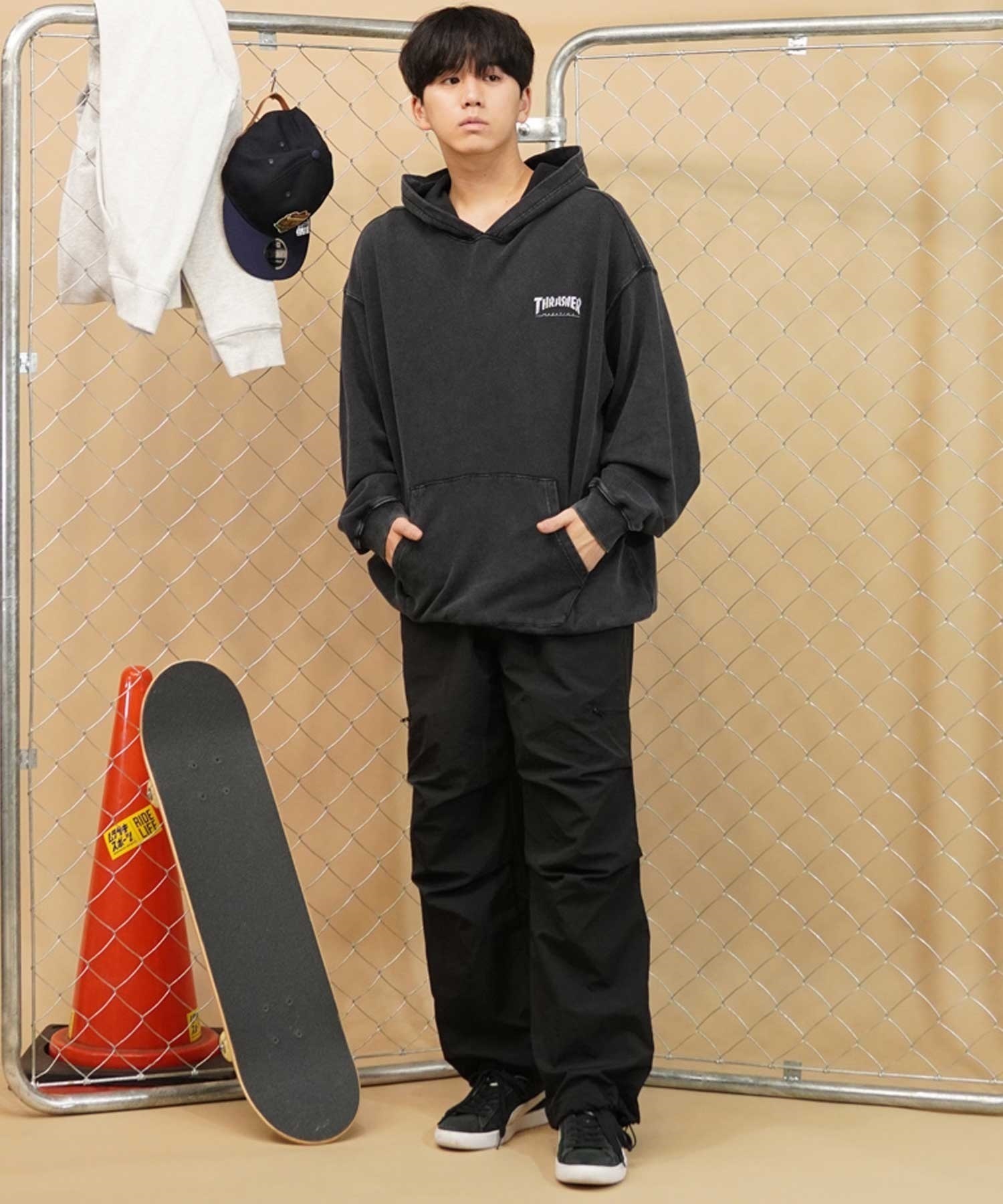 ムラサキスポーツ別注】THRASHER/スラッシャー パウダーブリーチ加工