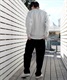 THRASHER/スラッシャー セーター バックワードロゴ ビックシルエット クルーネックニット 23MS-SW1 ムラサキスポーツ別注(GRY-M)
