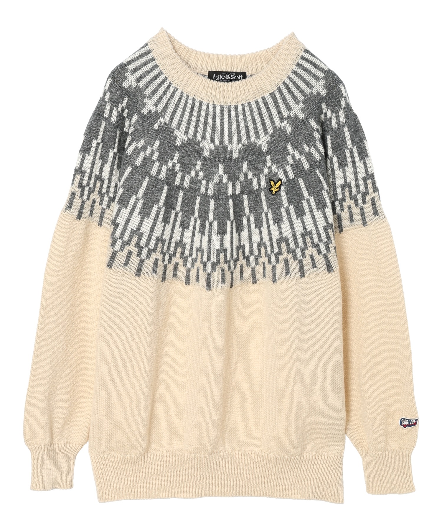 【70％OFF】 DEAR LAUREL ディアローレル CREW D23F1302 メンズ セーター ニット+セーター