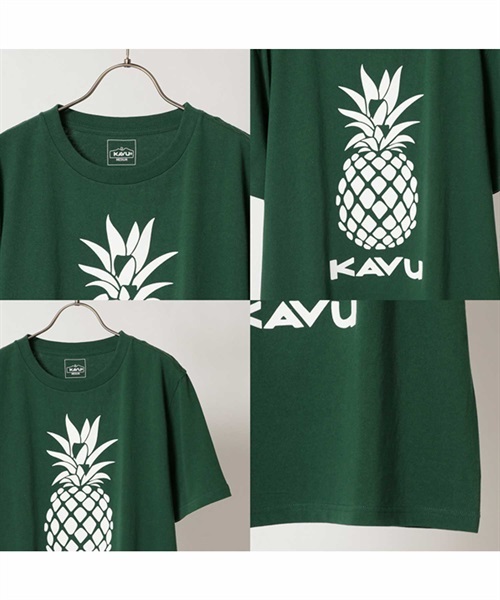 KAVU カブー Tシャツ 198214110 メンズ 半袖 Tシャツ II F30(GRN-M)