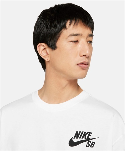 NIKE SB ナイキエスビー ロゴ スケートボード Tシャツ DC7818-100 メンズ 半袖 Tシャツ II3 G20(100-M)