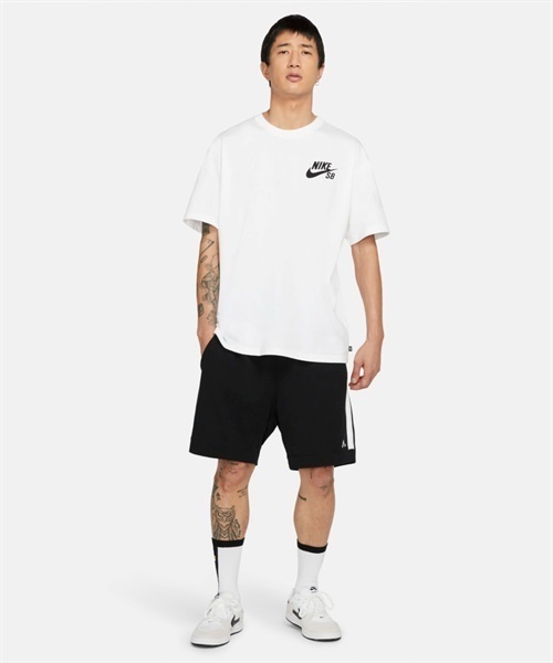 NIKE SB ナイキエスビー ロゴ スケートボード Tシャツ DC7818-100 メンズ 半袖 Tシャツ II3 G20(100-M)