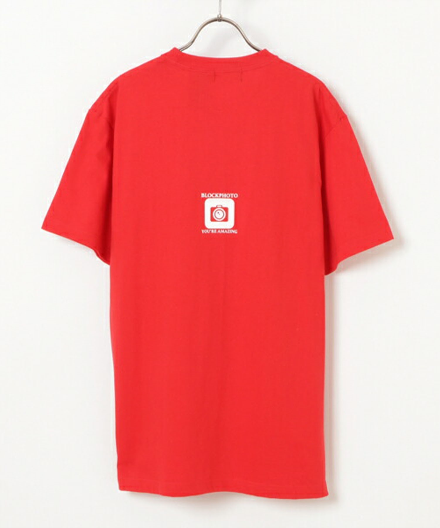 DEAR LAUREL ディアローレル メンズ Tシャツ オーバーサイズ フォトプリントTシャツ D22S2108(BLU-M)