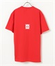 DEAR LAUREL ディアローレル メンズ Tシャツ オーバーサイズ フォトプリントTシャツ D22S2108(RED-M)