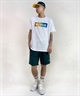 Hurley ハーレー MSS2200052 メンズ 半袖 Tシャツ ブランドロゴ バックプリント ムラサキスポーツ限定(WHT-S)