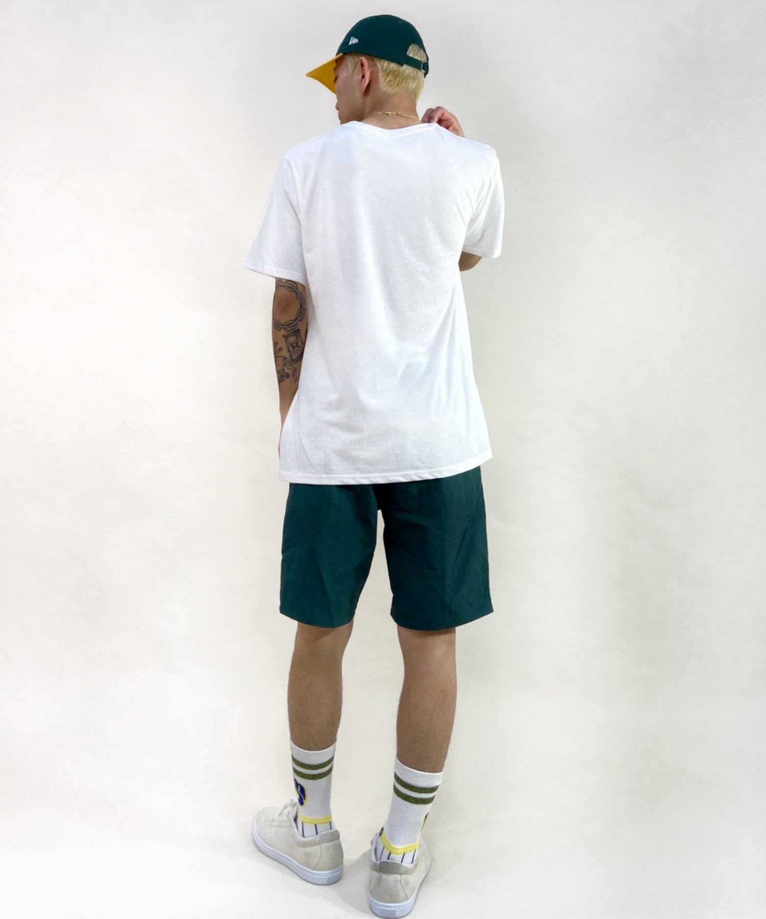 Hurley ハーレー MSS2200052 メンズ 半袖 Tシャツ ブランドロゴ バックプリント ムラサキスポーツ限定(DGRN-S)