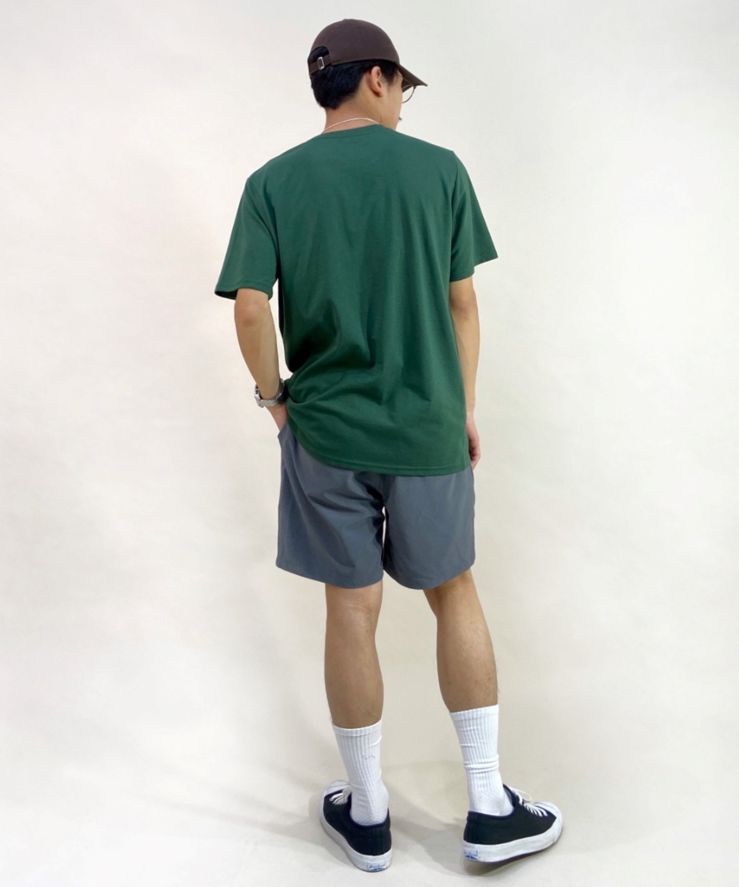 Hurley ハーレー MSS2200052 メンズ 半袖 Tシャツ ブランドロゴ バックプリント ムラサキスポーツ限定(DGRN-S)