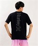 【マトメガイ対象】Hurley ハーレー MSS2200054 メンズ 半袖 Tシャツ ルーズシルエット バックプリントTシャツ ムラサキスポーツ限定(WHT-M)