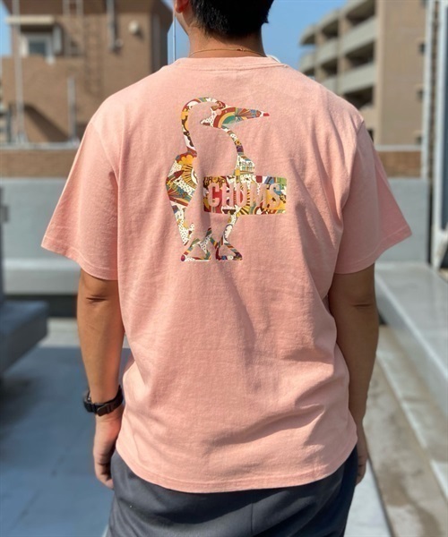 CHUMS/チャムス Tシャツ バックプリント クルーネック コットン CH01-2389(G057-S)