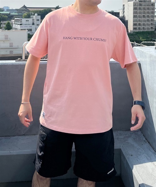 CHUMS/チャムス CHUMS Zion Camping T-Shirtチャムス　ザイオン　キャンピング　Ｔシャツ クルーネック CH01-2393(G057-S)