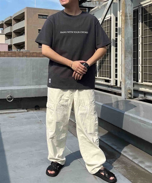 CHUMS/チャムス CHUMS Zion Camping T-Shirtチャムス　ザイオン　キャンピング　Ｔシャツ クルーネック CH01-2393(G057-S)