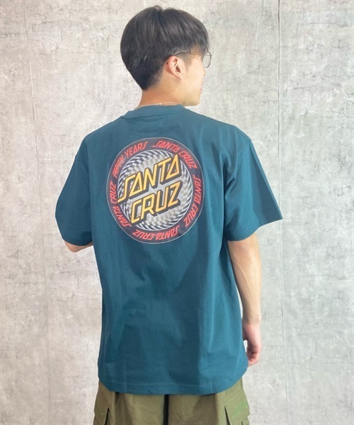 SANTA CRUZ サンタクルーズ 502231409 メンズ 半袖 Tシャツ ムラサキスポーツ限定 KK1 D4(BK-M)