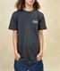 BRIXTON/ブリクストン クルーネック バックプリントTシャツ/半袖Tシャツ コットンTee 16803(BK-M)