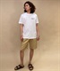 BRIXTON/ブリクストン クルーネック バックプリントTシャツ/半袖Tシャツ コットンTee 16803(BK-M)