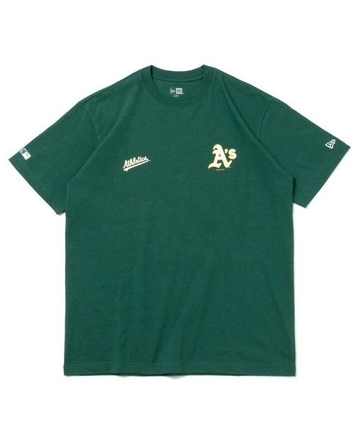 NEW ERA ニューエラ SSCT OAKATH 13516766 メンズ 半袖 Tシャツ バックプリント KK1 A19(DGRN-M)