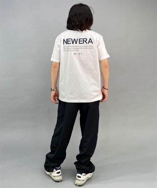 NEW ERA ニューエラ SSCT NEYYAN 13516767 メンズ 半袖 Tシャツ バックプリント KK1 A19(WHT-M)