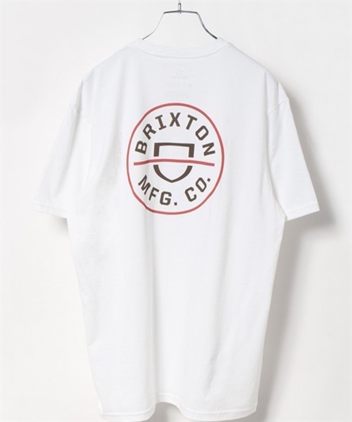 【マトメガイ対象】BRIXTON ブリクストン 16493 メンズ トップス カットソー Tシャツ 半袖 KK1 C23(WARDE-M)