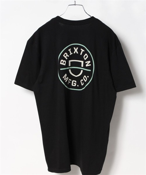 【マトメガイ対象】BRIXTON ブリクストン 16493 メンズ トップス カットソー Tシャツ 半袖 KK1 C23(OSWNS-M)