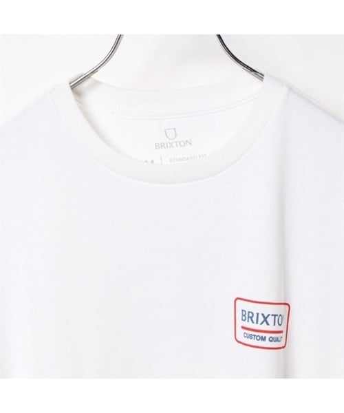 【マトメガイ対象】BRIXTON ブリクストン 16616 メンズ トップス カットソー Tシャツ 半袖 KK1 C23(BKJOW-M)