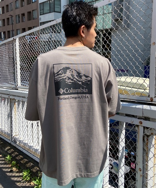 Columbia コロンビア Imperial Park Graphic SS Tee PM6871 メンズ 半袖 Tシャツ KK1 D12(BRBK-M)