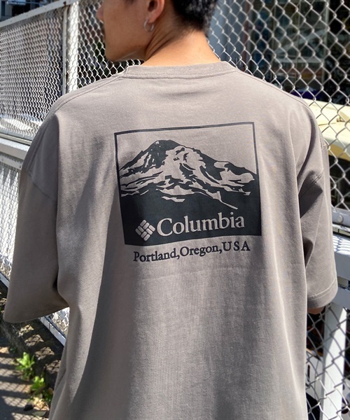 Columbia コロンビア Imperial Park Graphic SS Tee PM6871 メンズ 半袖 Tシャツ KK1 D12(BRBK-M)