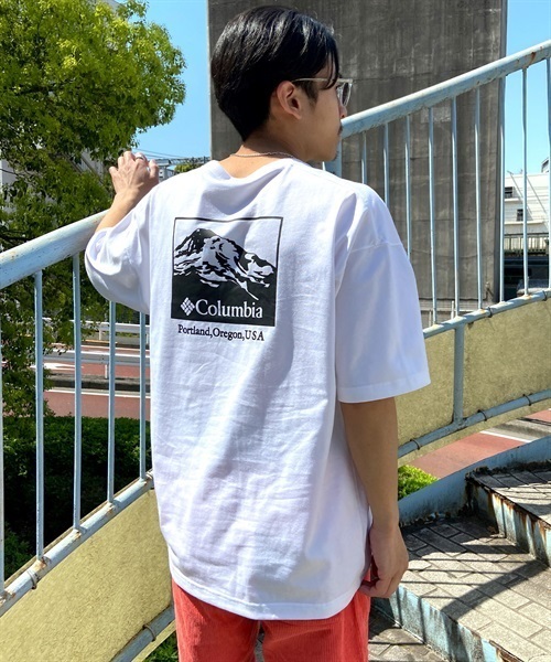 Columbia コロンビア Imperial Park Graphic SS Tee PM6871 メンズ 半袖 Tシャツ KK1 D12(WTBK-M)