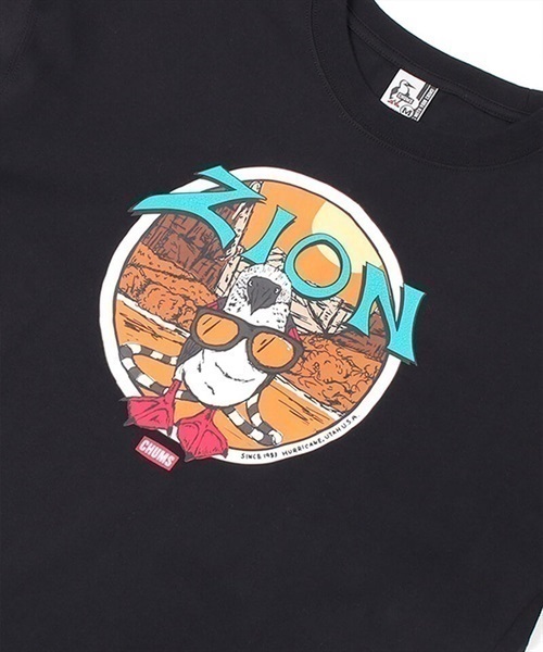 CHUMS チャムス Oversized ZION Souvenir CHUMS T-Shirt DESI CH01-2183 メンズ 半袖 Tシャツ KK1  F12(WT-M)