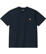 Carhartt WIP カーハートダブリューアイピー S/S AMERICAN SCRIPT T-SHIRT I029956 メンズ 半袖 Tシャツ KK2 D24(BK-M)