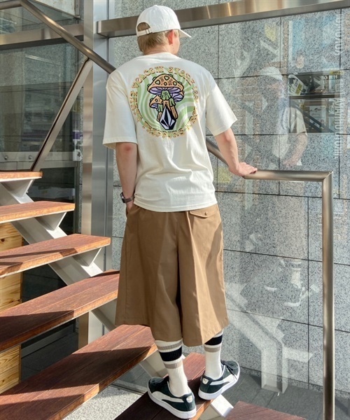 VOLCOM ボルコム FARM TO YARN PSYCHIKE SHORT SLEEVE TEE AF022301 メンズ 半袖 Tシャツ KK2 E5(WT-M)