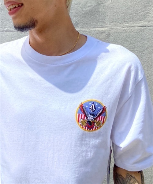 VOLCOM ボルコム FREEDOMEAGLE SHORT SLEEVE TEE SHIRT AF522305 ...