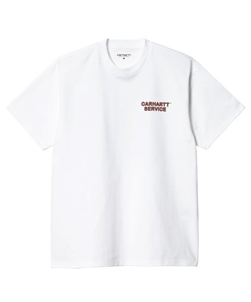 Carhartt WIP/カーハートダブリューアイピー 半袖Tシャツ バックプリント コットン I031756(WT-M)