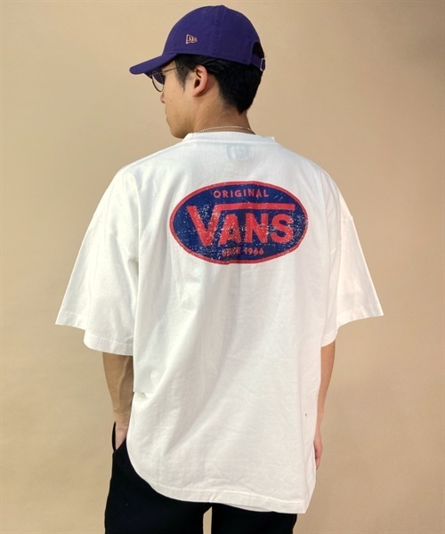 【マトメガイ対象】VANS バンズ 123R1010823 メンズ 半袖 Tシャツ ムラサキスポーツ限定 KK1 B24(BLACK-M)