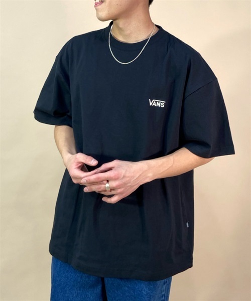 【マトメガイ対象】VANS バンズ 123R1010923 メンズ 半袖 Tシャツ ムラサキスポーツ限定 KK1 B24(NAVY-M)