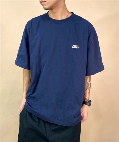 【マトメガイ対象】VANS バンズ 123R1010923 メンズ 半袖 Tシャツ ムラサキスポーツ限定 KK1 B24(BLACK-M)