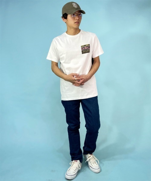 VOLCOM ボルコム AF512306 メンズ 半袖 Tシャツ KK1 C14(WHT-M)