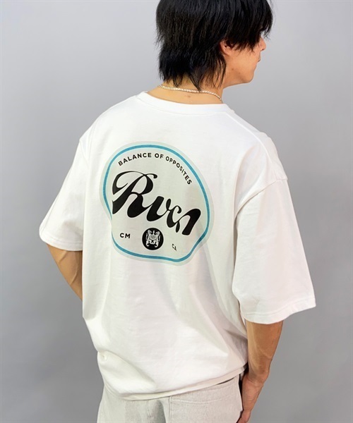 【クーポン対象】RVCA ルーカ PILS BD041-226 メンズ 半袖 Tシャツ バックプリント KK1 C6(BRK0-M)