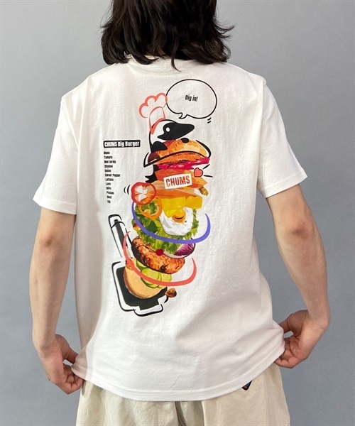 CHUMS チャムス CH01-2161 メンズ トップス カットソー Tシャツ 半袖 ...