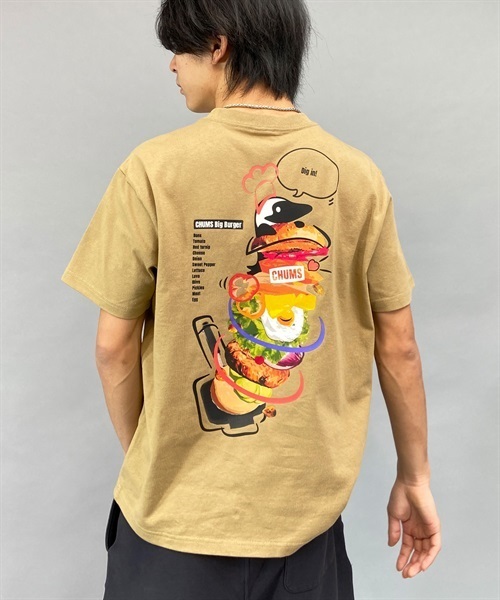 CHUMS チャムス CH01-2161 メンズ トップス カットソー Tシャツ 半袖 KK C30(GR-M)