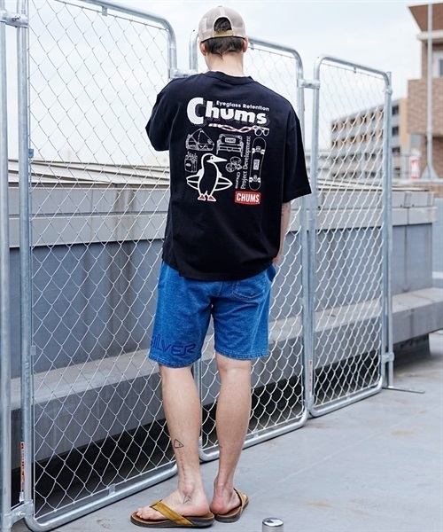 CHUMS チャムス CH01-2247 メンズ トップス カットソー Tシャツ 半袖 KK C30(WT-M)