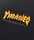 THRASHER スラッシャー FLAME THMM-002 メンズ 半袖 Tシャツ カットソー ムラサキスポーツ限定 KK1 C23(S.BLK-M)