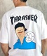 THRASHER スラッシャー MAY 94 THMM-006 メンズ 半袖 Tシャツ カットソー ムラサキスポーツ限定 KK1 C21(WHT-M)