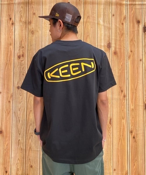 KEEN キーン 1028277 メンズ 半袖 Tシャツ KX1 C23(BLKY-S)
