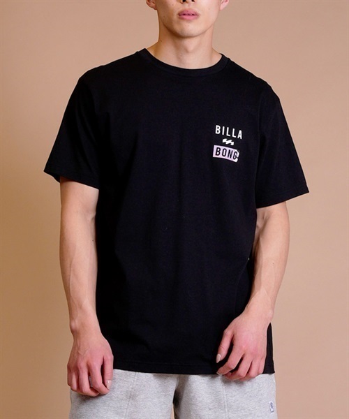 BILLABONG ビラボン ADVISORY BD011-276 メンズ 半袖 Tシャツ バックプリント KX2 D29(YE-S)