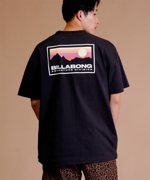 BILLABONG/ビラボン バックプリントTシャツ クルーネック半袖Tee/吸水速乾 ヘビーウェイトTシャツ BD011-244(OFW-M)