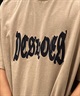 【クーポン対象】DC ディーシー DST241018 メンズ 半袖 Tシャツ ドロップショルダー ワイドシルエット(BLK-M)
