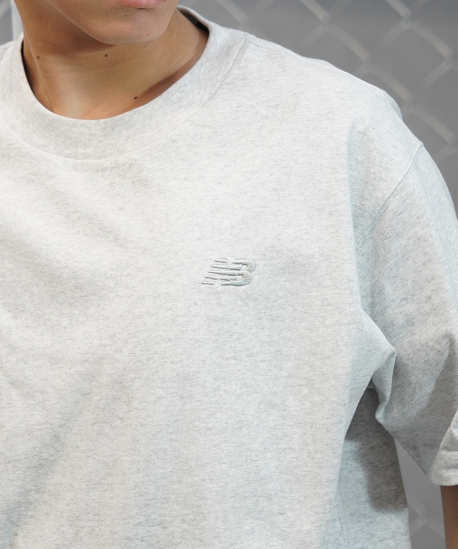 new balance ニューバランス Athletics ショートスリーブTシャツ メンズ 半袖 ワンポイント ロゴ 刺繍 MT41533(WT-M)