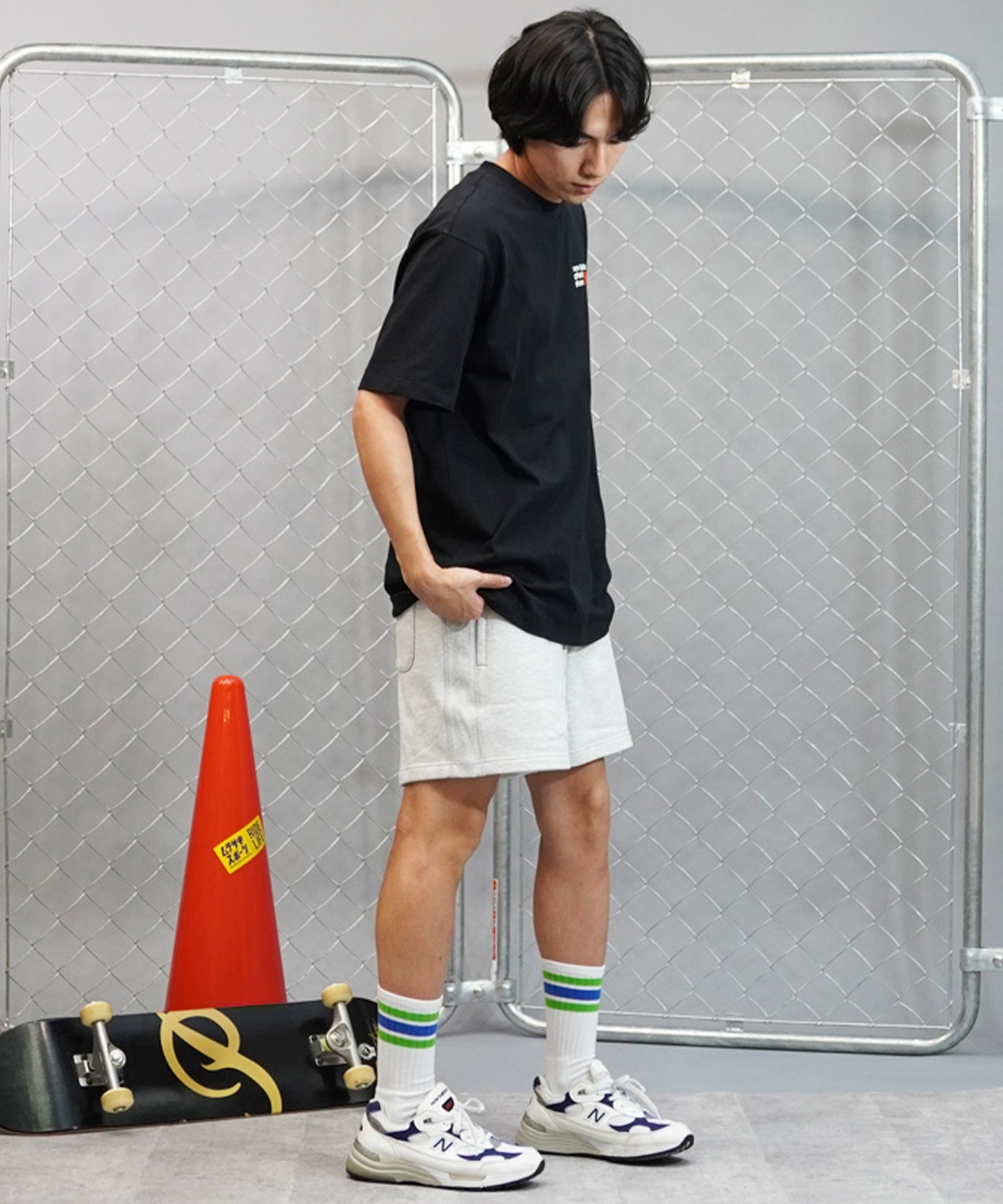 new balance ニューバランス メンズ 半袖Tシャツ ワンポイント
