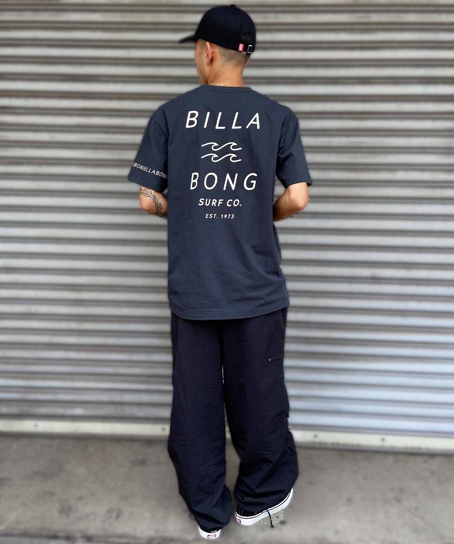 BILLABONG ビラボン メンズ バックプリントTシャツ ロゴT 半袖 BE011-204(CRM-S)