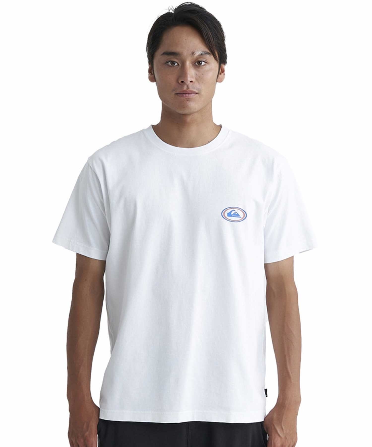 QUIKSILVER クイックシルバー QST241009 メンズ 半袖 Tシャツ ライディングトゥデイ ST バックプリント(NVY-M)