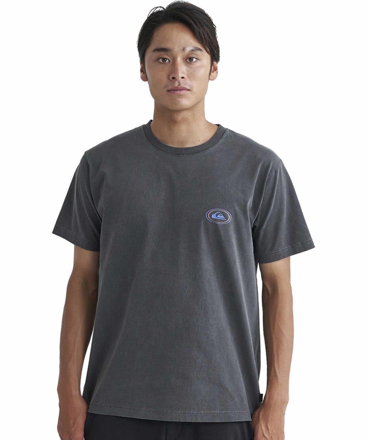 QUIKSILVER クイックシルバー QST241009 メンズ 半袖 Tシャツ ライディングトゥデイ ST バックプリント(NVY-M)